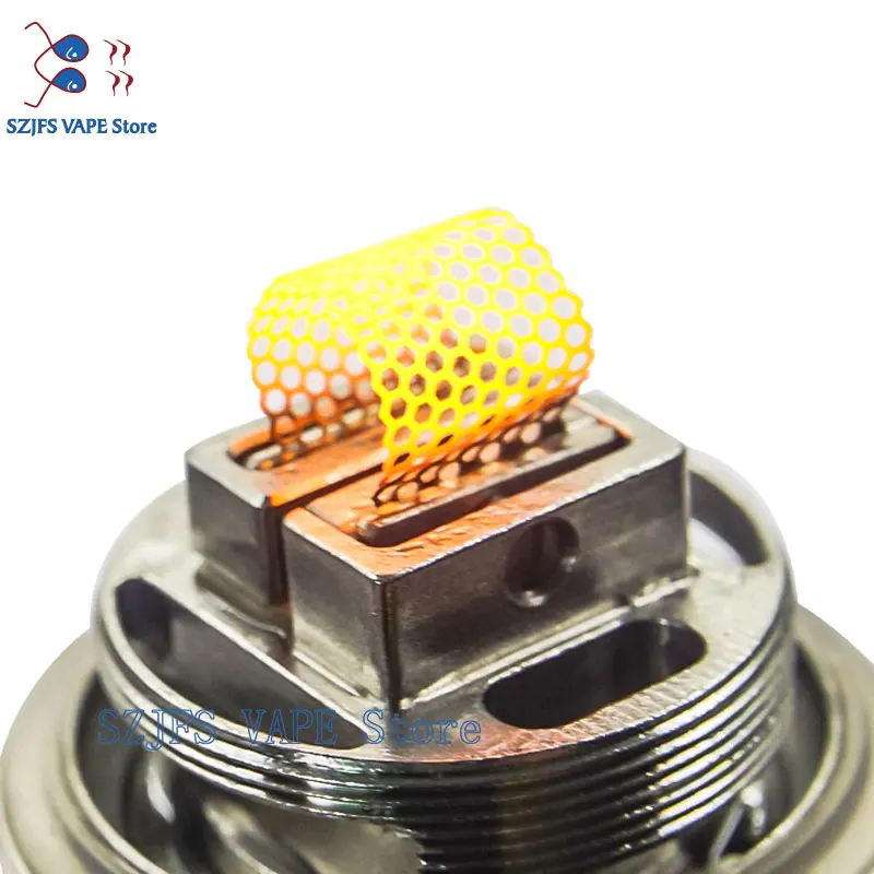 

10pcs/lot Meshwork Pre-Built Coils KA1 SS316 NI80 Mesh Style Coil Wire For Vandy Vape RTA kaifun lite X9MIN taifun gt4 3 kylin