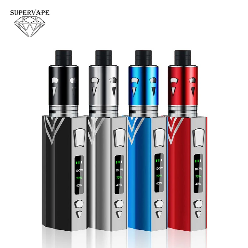Новинка 100 Вт для жидких vape электронные сигареты в виде ручек комплект 2000 мАч 2 мл