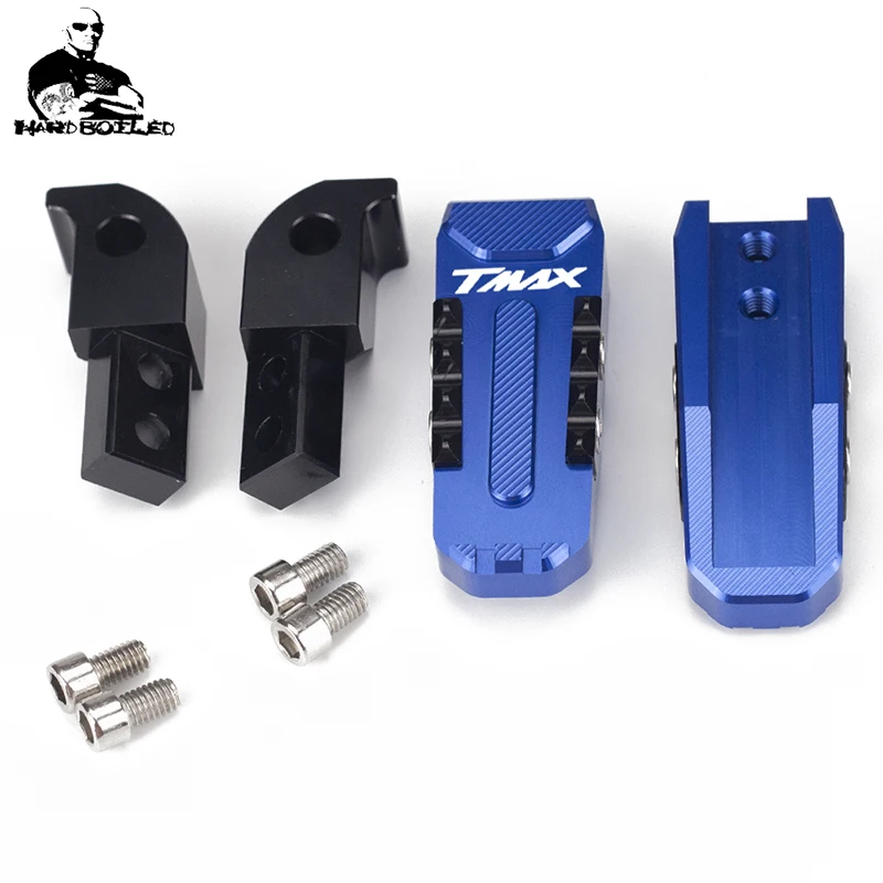 Motorcycle Rear Foot Peg Footrest CNC Rear Passenger Footrests For Yamaha Tmax 500 T-max 530 sx dx 2012-2019 2018 T Max XP500 (7)