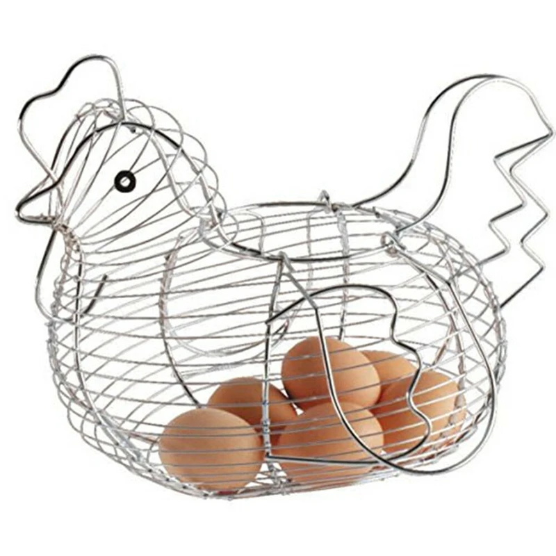 Art Eggs Storage Basket Chicken Egg Holder Fruit Basket Innovative