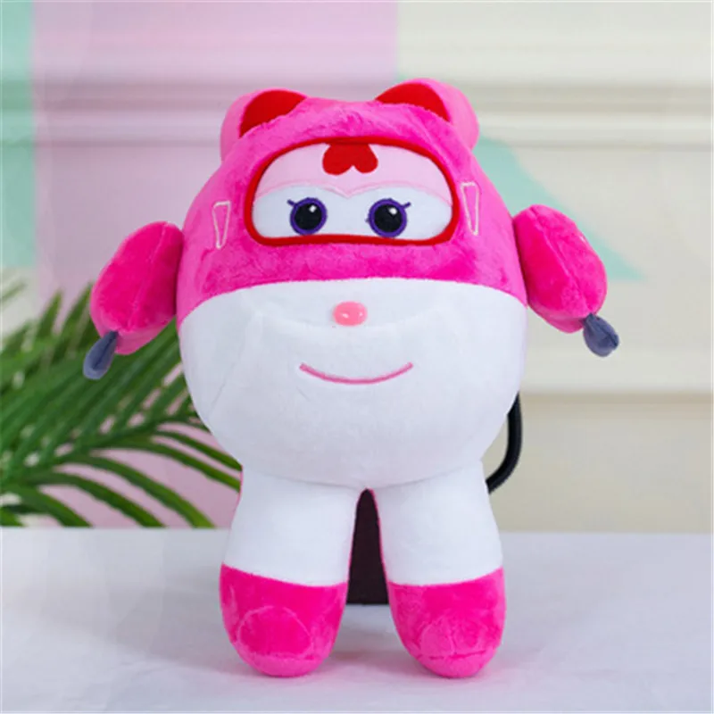 5pcslot 20cm Super Wings Planes Plush Toys Superwings Airplane Robots Donnie Dizzy Mira Jett Paul Grand Albert Dolls Kids Gift (13)