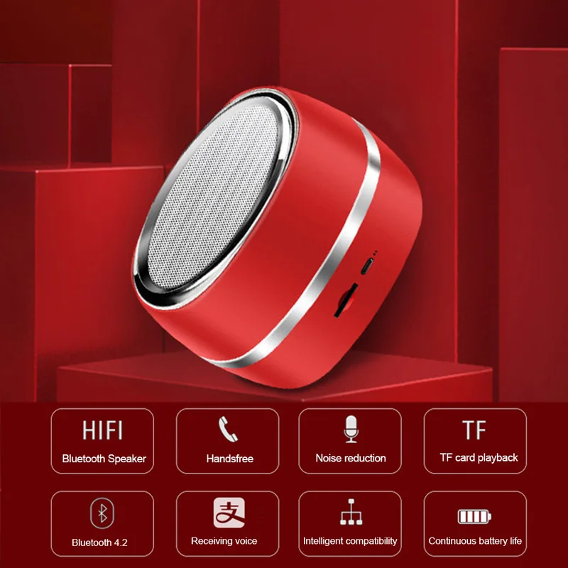 

Mini Bluetooth Speaker Portable Bluetooth Wireless Speaker Home Audio Waterproof Player for Bathroom Pool Car Beach Outdoor