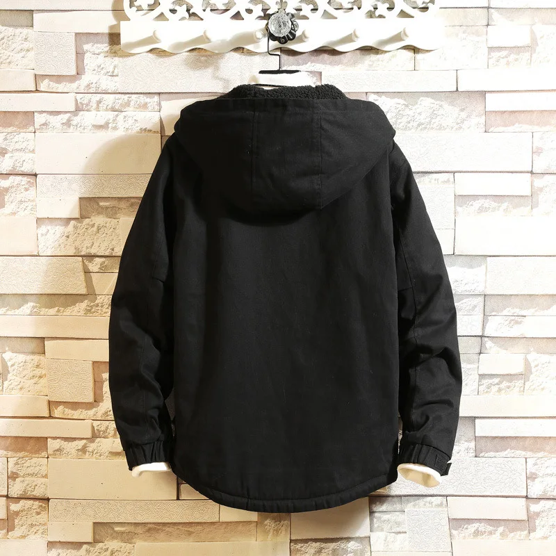 

Autumn & Winter plus Velvet Handsome Jacket 14 Junior High School Students 13 Trend 16-Year-Old Boy Thick Casual Coat 15