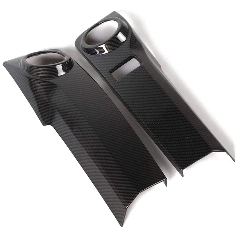 

Air Conditioning Switch Panel Cover Decoration Trim Frame for 2010-2019 Toyota 4Runner, Carbon Fiber Pattern