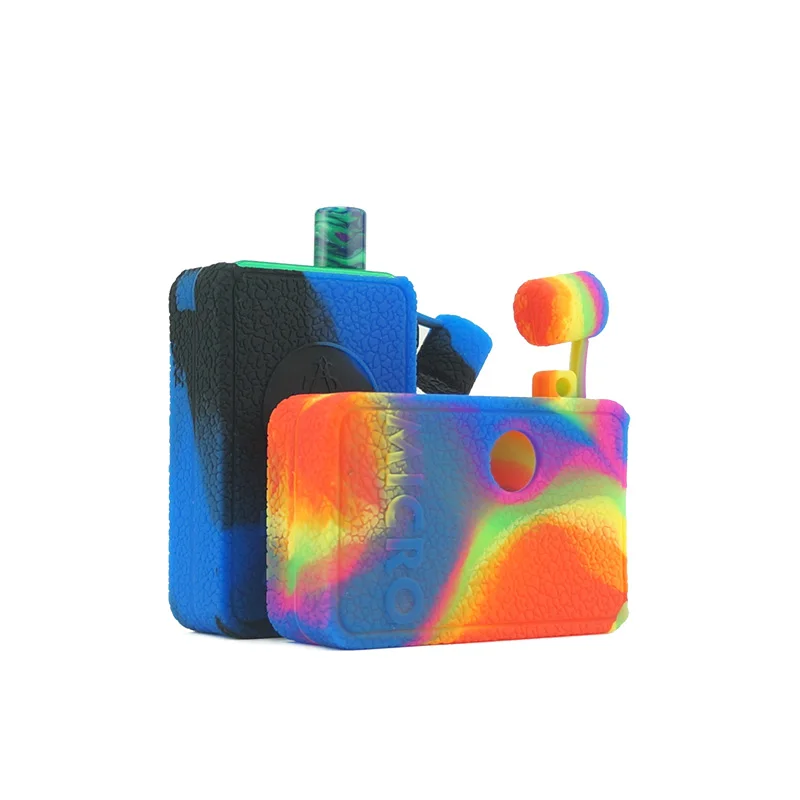 20 шт. чехол с текстурой для ASVAPE MICRO ELF Box Mod Vape защитный силиконовый резиновый чехол с защитным покрытием
