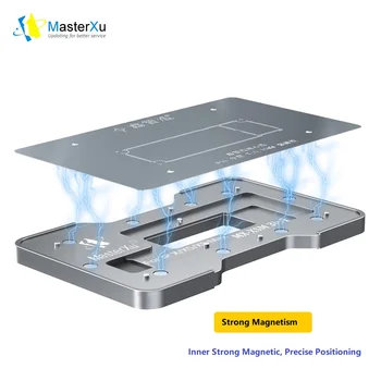 

MX-V6 Reball Kit 6in1 As i2C ZX-06 Middle Frame Reballing Platform For iPhone iPhone X XS XS MAX 11 Pro Repair Middle Layer Boa