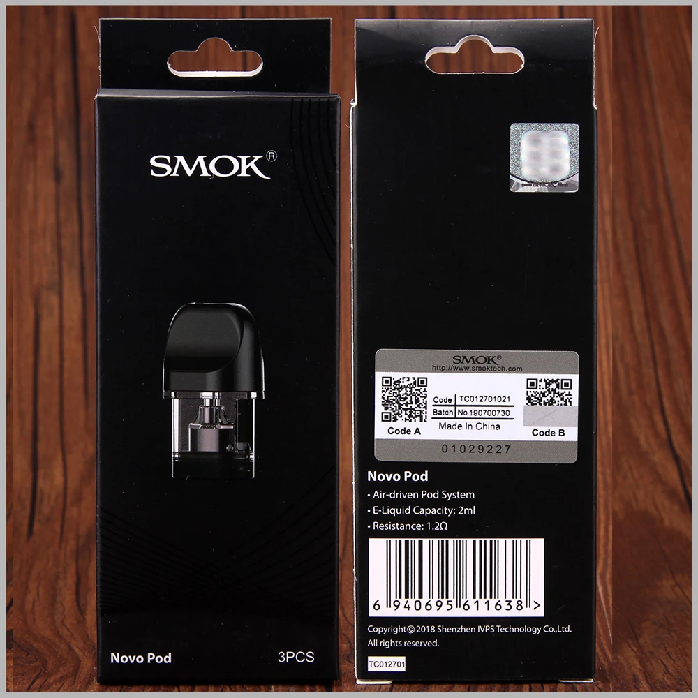 SMOK Novo novo Pod обычная сетка керамика pod 2 мл емкость электронная сигарета распылитель бак Vape подходит для Novo комплект