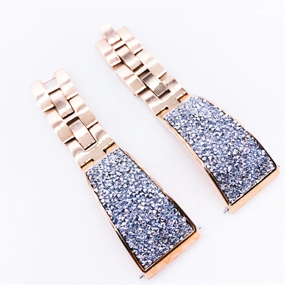 Diamond Stainless Steel Strap for Samsung Galaxy Watch 4 Classic 46mm 42mm/Watch4 44mm 40mm Band Replacement Wristbands Bracelet