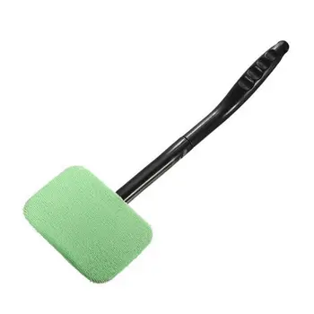 

Car Car Window Wash Brush Disassemble Curve Handle Anti-static Dust Acid Rain Cleaning Wax Drag Duster Remover In-Car Portable