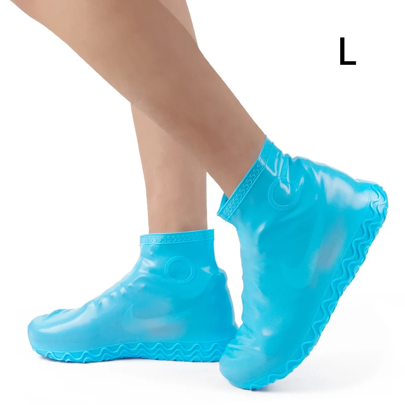 Водонепроницаемые непромокаемые ботинки; большие размеры; S-L; эластичные Нескользящие резиновые сапоги для женщин и мужчин; сезон осень