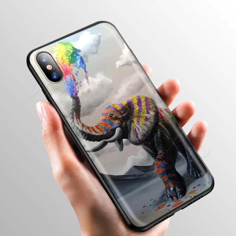 8 Чехол Webbedepp с индийским Тотем слона для Apple iPhone 11 Pro XS Max XR X 8 7 6 6S Plus 5 5S SE - Цвет: 8