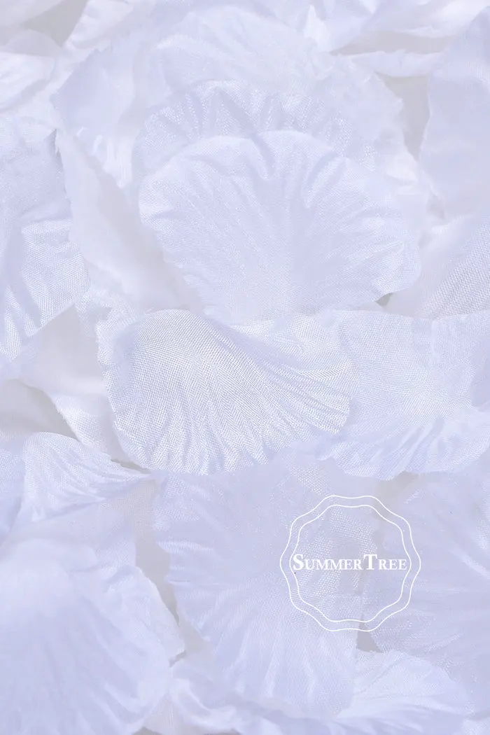 thumbnail image 1 of 100 piezas/paquete de pétalos de rosa de seda, confeti de mesa, flores artificiales, manualidades para baby shower, suministros para bodas, fiestas, decoración de lugares de Navidad, 1 of 5