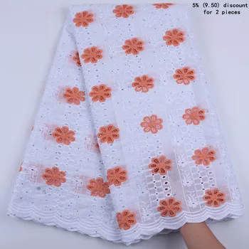 

African Dry Lace Fabric 2019 High Quality Swiss Voile Lace In Switzerland Nigerian Lace For Women/Men Clothes A1678