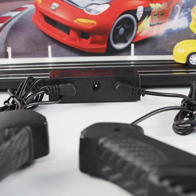 1:64 Electric Railway Track Car Toy Profession Autorama Double Circuit Slot Car Race Track Children's Educational Game Toys 5