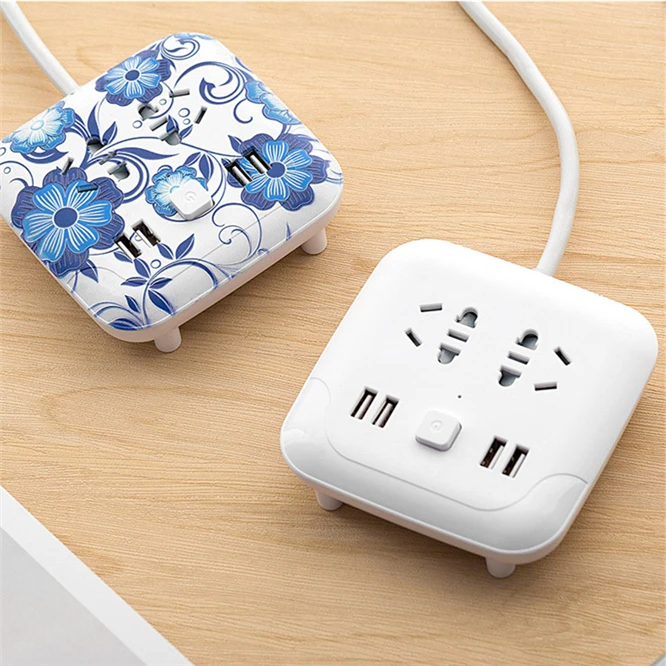 3 года гарантии, 50 шт в наборе, многофункциональная умная розетка USB разъем Портативный гнездо адаптера питание включения и выключения с телефоном Jack