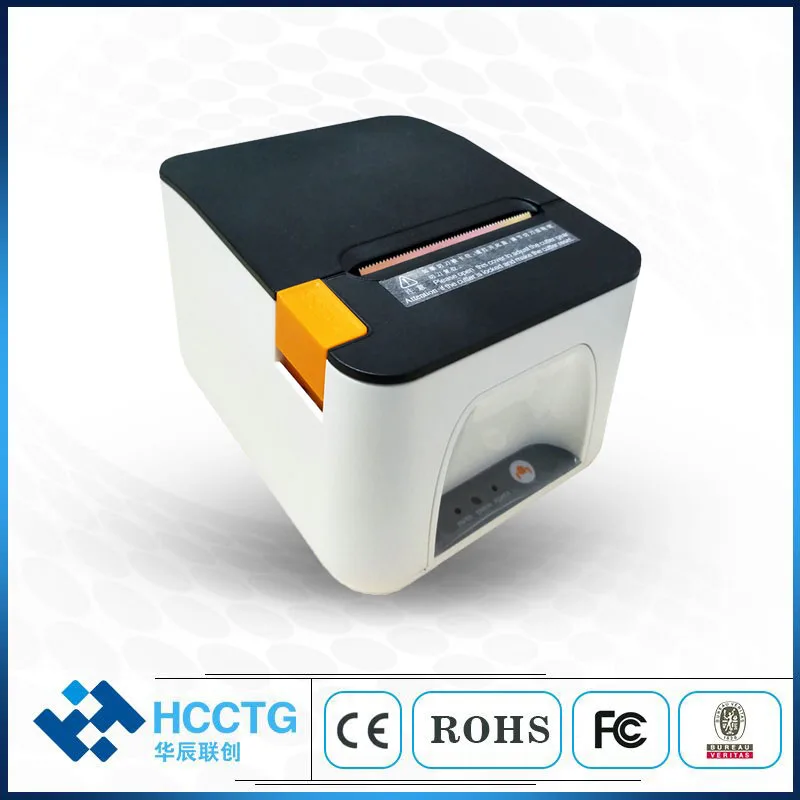 Высокоскоростной USB + LAN термальный 80 мм принтер штрих кода автоматический