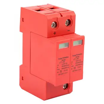 

DC1000V 2P 20KA~40KA House Surge Protective Low-voltage Arrester Device Protect Electric System On-loading Electrical Apparatus