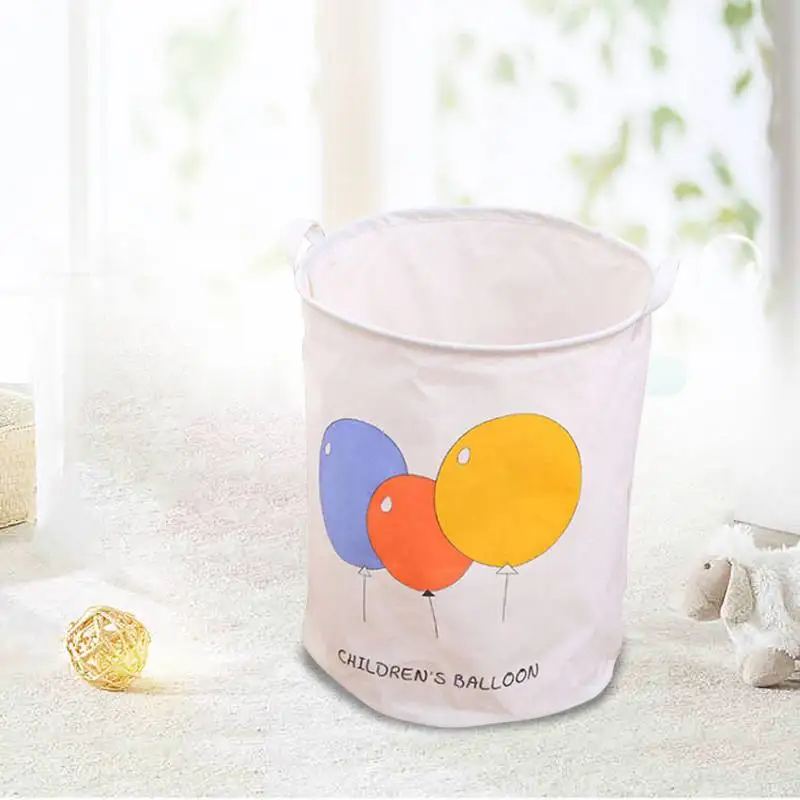 Waterproof Foldable Laundry Hamper Bucket Dirty Clothes Laundry Basket Toy Large Sized Storage Organizer x