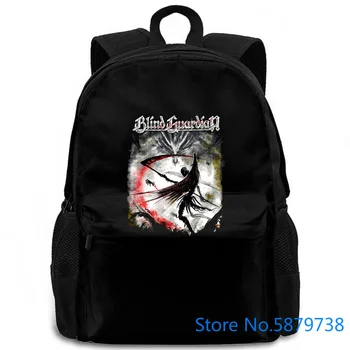 

Blind Guardian Wacken 3-Large Black Couple Breathable Kawaii women men backpack laptop travel school adult student