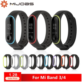 

For Mi Band 4 Strap Silicone for xiaomi Miband 4 3 Strap Smart Watch Bracelet for mi band 5 strap Bracelet Accessories