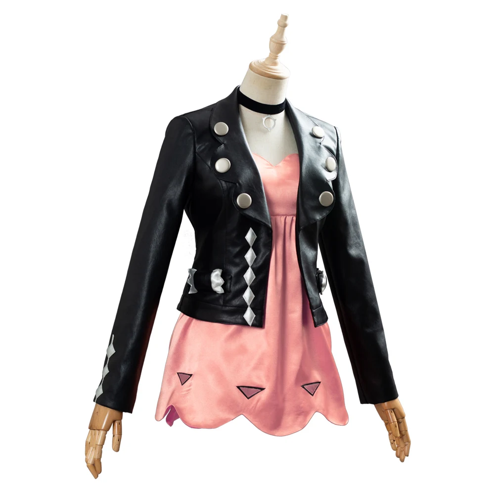 Костюм для косплея Покемон меч и щит костюм Марни пальто платье девочек