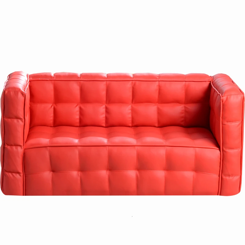 

Teenagers Originality Cartoon Bread Children Sofa Simplicity Modern Korean Style Square Small Kids Sofa Bean Bag Zitzak Red