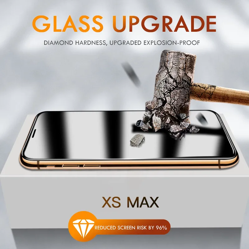  Gehärtetem Glas auf Für iphone 11 Pro Max Screen Protector X XS Max XR Glas Für iphone 7 8 Plus 6 s