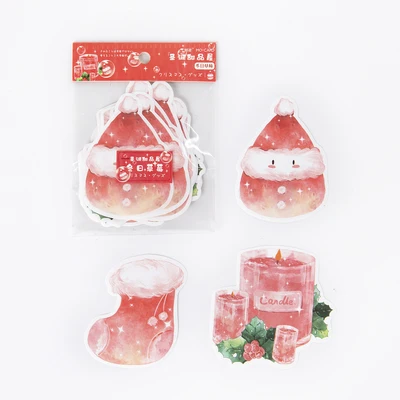 Strawberry 24 шт., Kawaii блокнот для заметок, креативные фрукты, не липкие, для заметок, сделай сам, скрапбукинг, пули, журнал, милые заметки, канцелярские товары для школы, студентов - Цвет: Strawberry