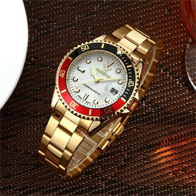 

Luxury Brand Rolexable women Watches sterile green olive dial Stainless Steel Display Calendar Fashion Quartz-Watch Relogios