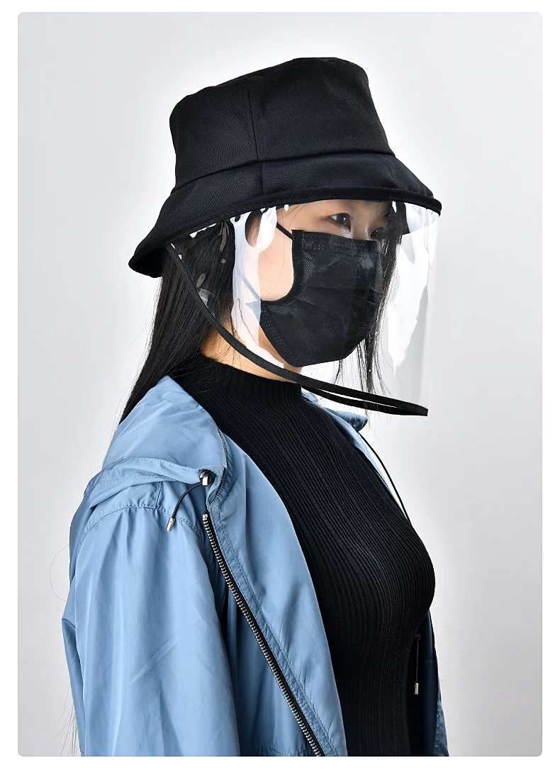 NEW safety anti Particulate mask cover hat anti flue spittle anti dust cover full Protective face eyes bucket hat