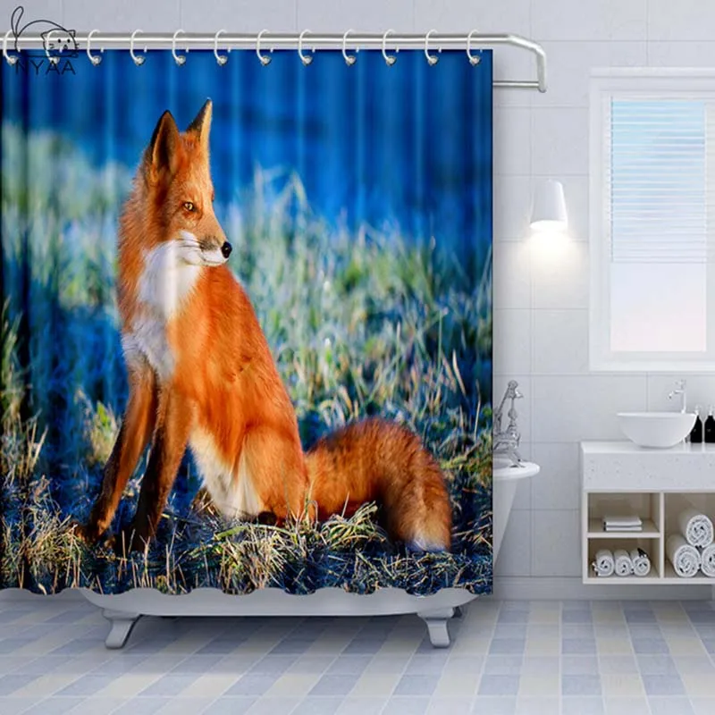 NYAA-Cute-Red-Fox-In-The-Wild-Forest-Shower-Curtain-For-Bathroom-Polyester-Fabric-Waterproof-Curtain.jpg_640x640 (7)