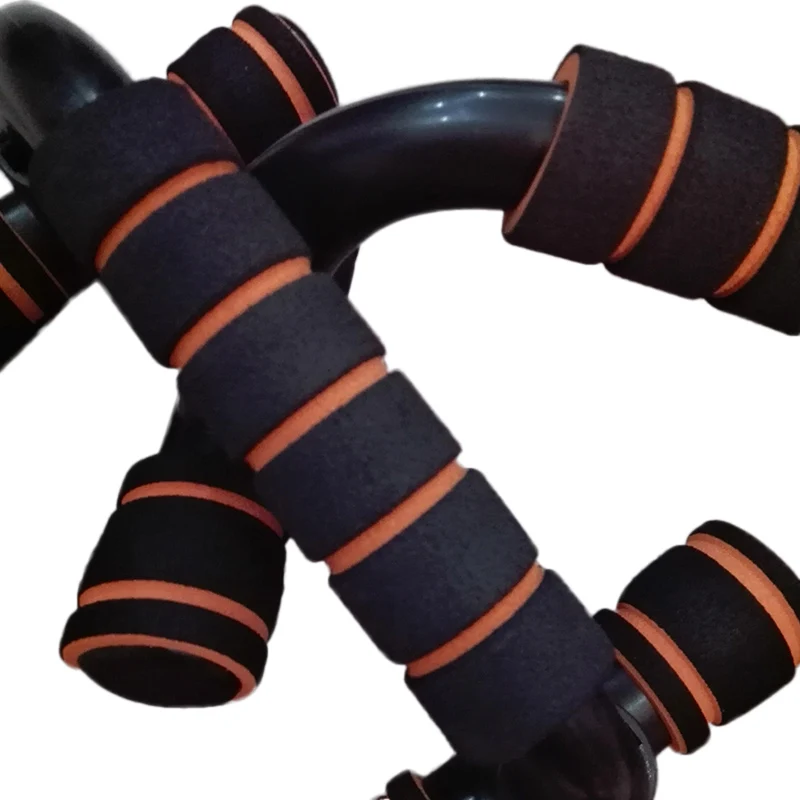 2 шт утолщенные ABS пуш-ап подставки для тренировки груди губка тренажер захватываемый для рук Противоскользящий пуш-ап Бар Спорт H I-shaped тренажерный зал упражнения