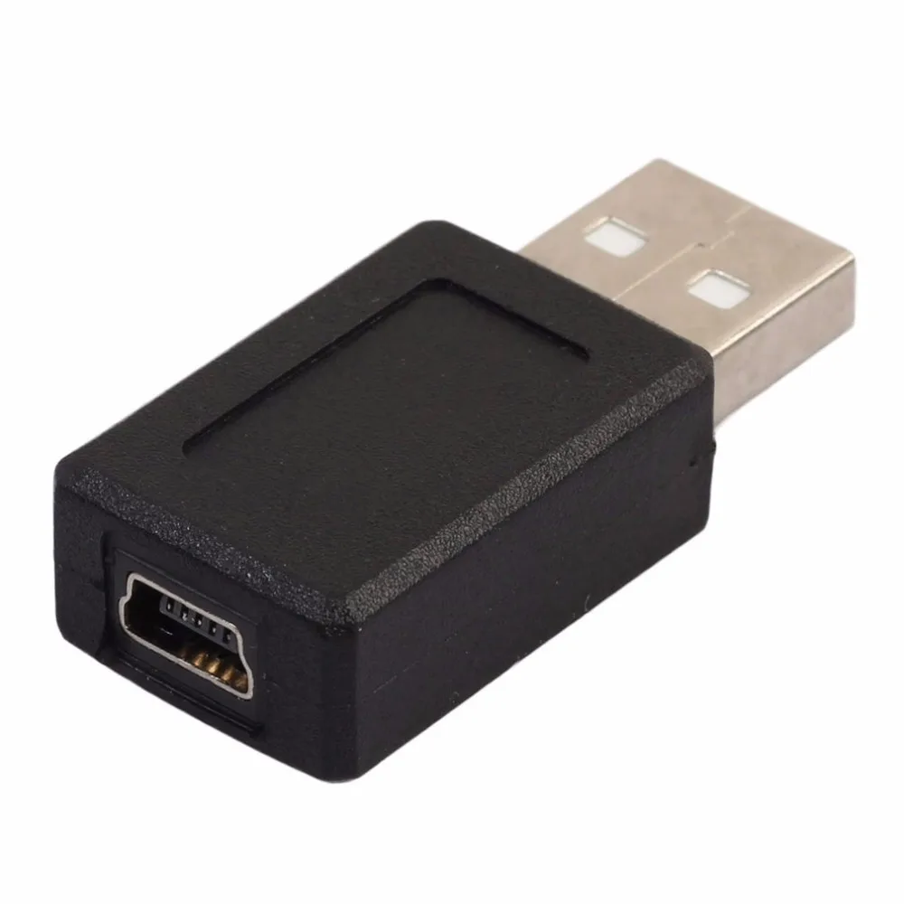 Универсальный 12 шт. USB 2,0 Мужской к женскому Micro USB мини портативный Сменный адаптер высокоскоростной конвертер набор черный разъем