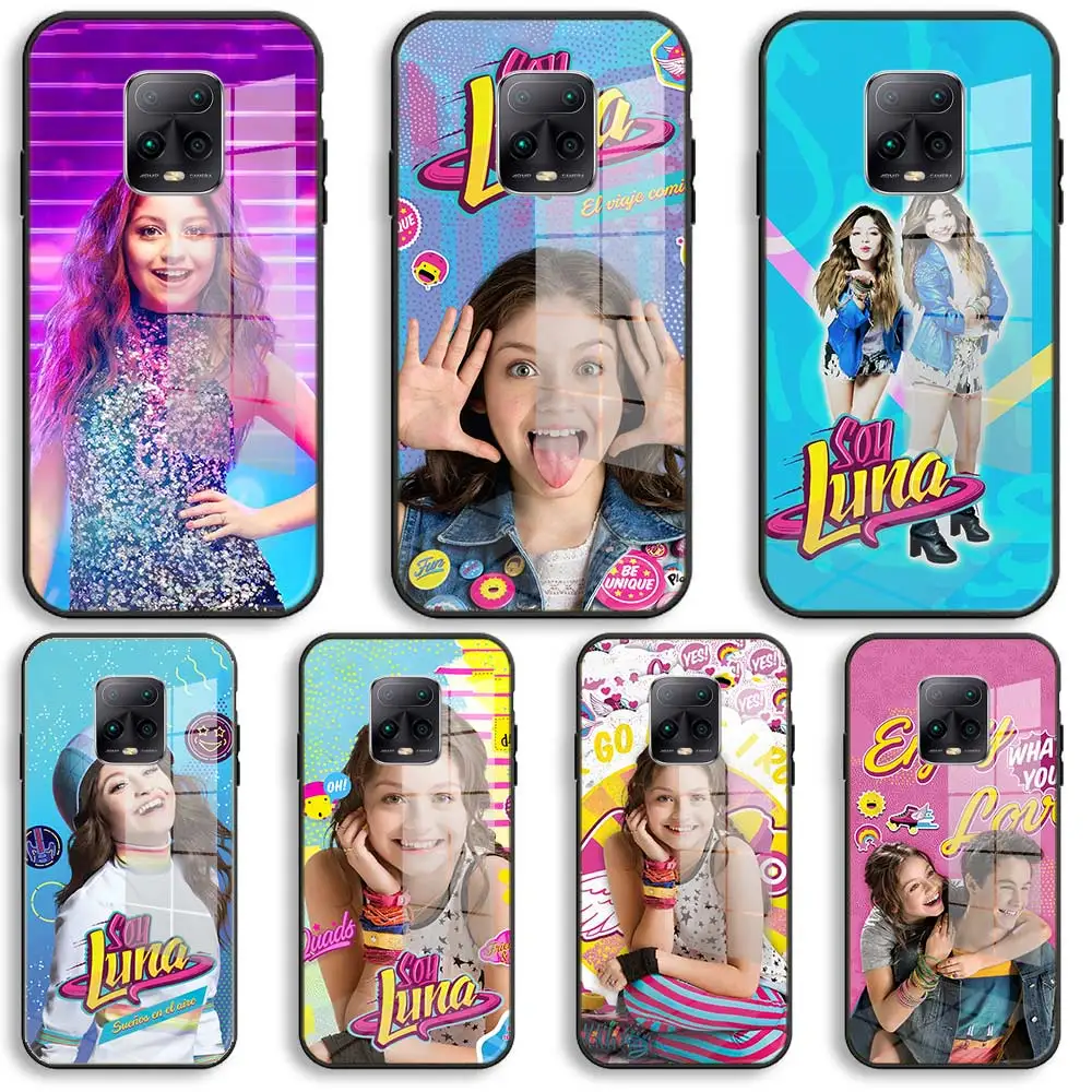 

Soy Luna Soft Glass Phone Case For Xiaomi Redmi 9A 8A 7A Note 9 8 7 Pro Y3 9S 8T Balck Cover