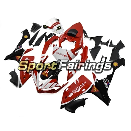 Красные, белые, черные Обтекатели Santander для Yamaha YZF1000 YZF R1 07 08 2007 2008 впрыска ABS пластик мотоцикл полный обтекатель комплект