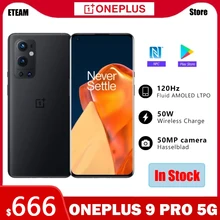 Global Rom OnePlus 9 Pro 5G Smartphone 12GB 256GB Snapdragon 888 120Hz Fluid Display 2.0 Hasselblad 50MP Ultra-Wide NFC OTA