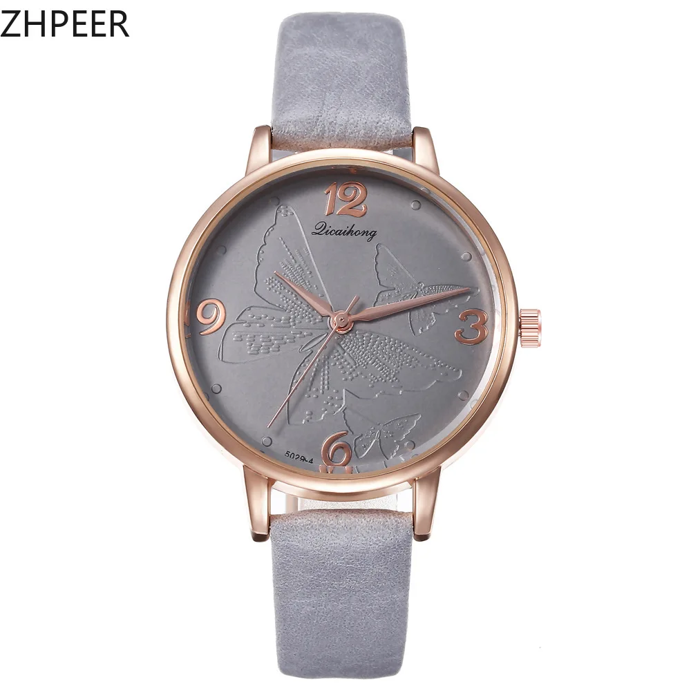 

Women Leather Quartz Analog Wrist Watch Fashion Pulseira Relogio Feminino Ladies Watches Reloj Mujer Clock