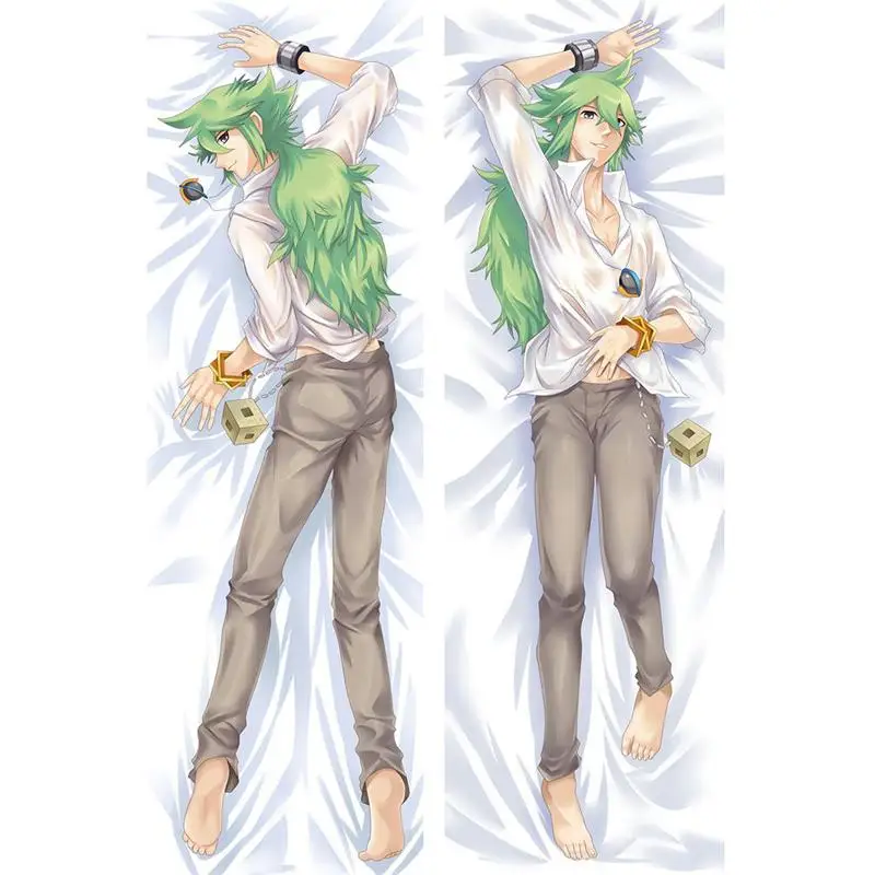 

BL Male Japanese Anime Pokemon Natural Harmonia Gropius Throw Otaku Dakimakura Gift Bedding Hugging Body Pillow Case 150x50 CM