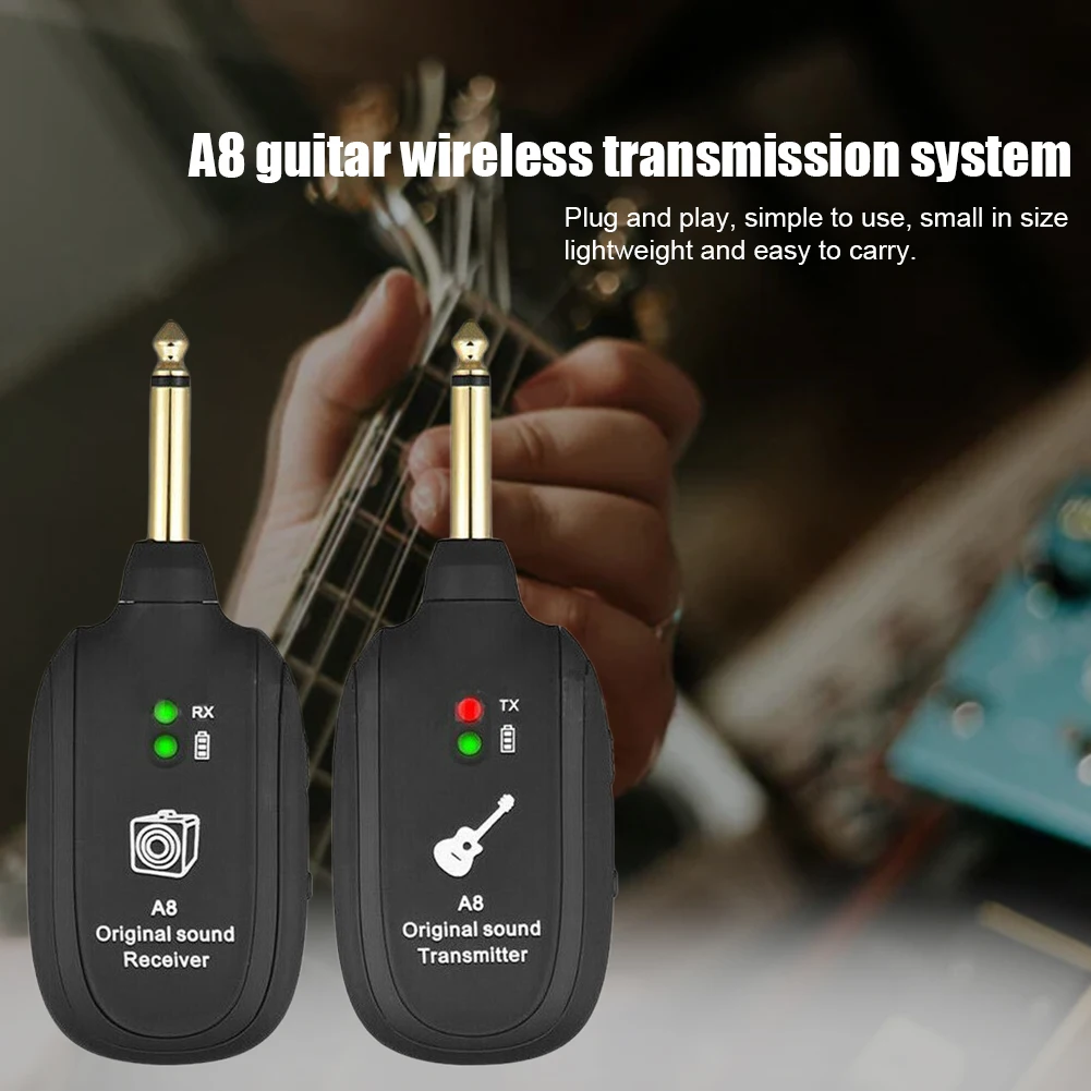 Basses аксессуары USB перезаряжаемая гитара беспроводной приемник Мини подключи и играй ультра-короткая система передатчика задержки легкое применение