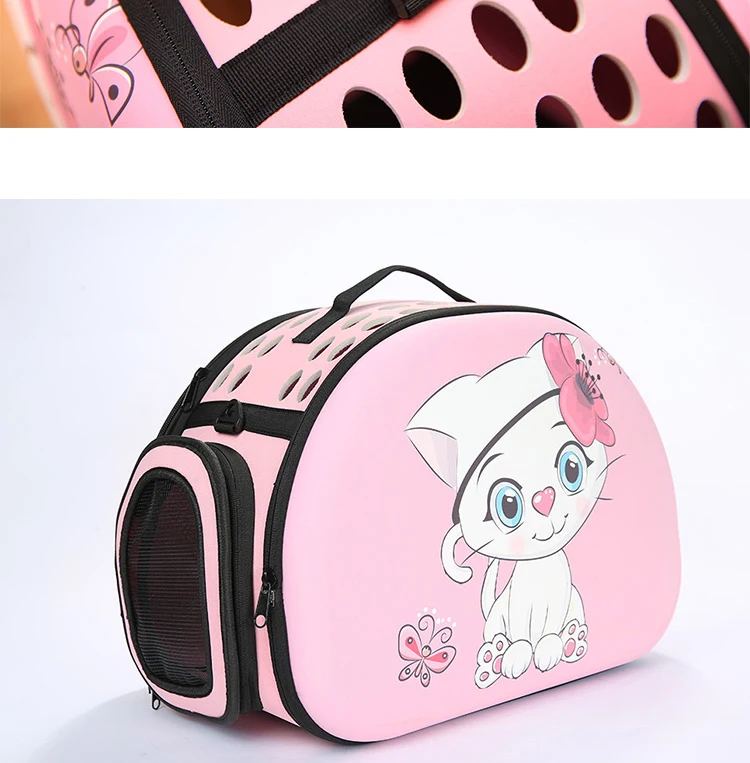 Dog Carrier Bag Portable Cats Handbag Foldable Travel Bag Puppy Carrying Mesh Shoulder Pet Bags