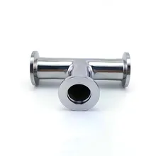 

KF16 (NW16) Equal Tee 3-way T type Flange Adapter Flange Vacuum Tri Clamp Tee Tube Sanitary Tee Ferrule Pipe Stainless Steel 304