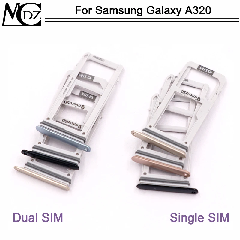 Лоток для sim-карт A320 для samsung Galaxy A320, устройство для чтения sim-карт, двойной держатель для sim-карты, сменный слот для sim-карты