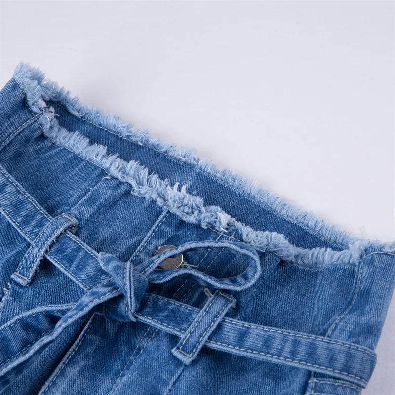 Джинсы с высокой талией для мам женские уличные повязки джинсовые джинсы Femme джинсовые брюки женские джинсы до щиколотки