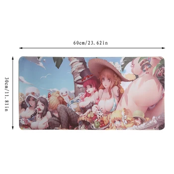 

2020 New Pretty Sexy Girls Printed Large Size Non-Skid Smooth Rubber Gaming Mouse Pad