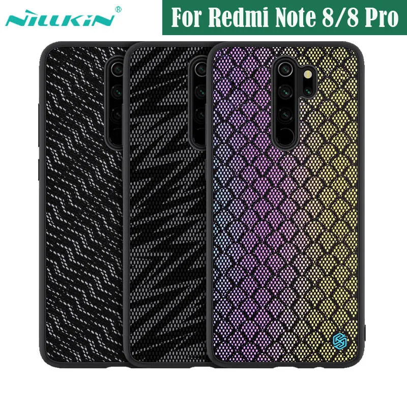 Чехол для Xiaomi Redmi Note 8 Pro чехол NILLKIN Twinkle полиэфирная сетка светоотражающая задняя