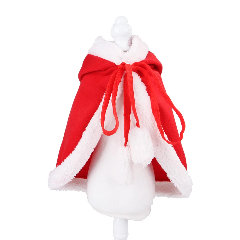 New Arrival Pet New Year's Costumes Red Color Romantic Apparel Cat Santa Brand Design Three Size Cat Clothes Animal Accessories