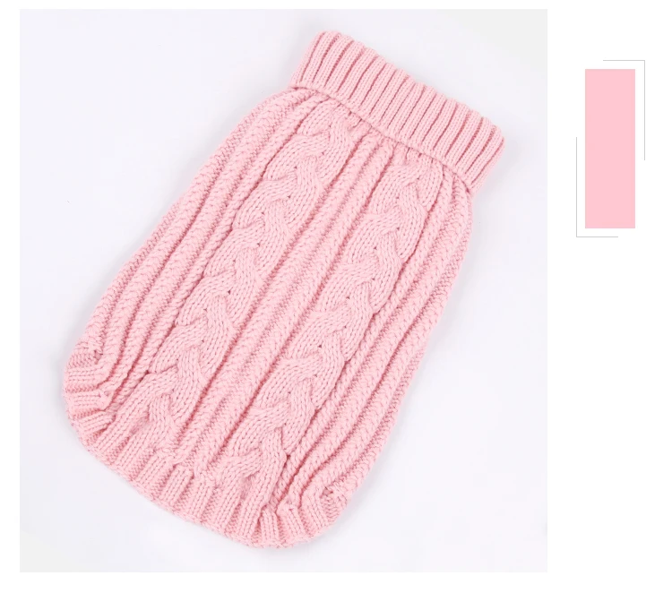 Sweet Pet Dog Sweater Autumn Winter Pet Knitted Pullover For Small Dogs Cats Casual Dog Clothes Warm Cats Coat Cute Pet Costume (11)