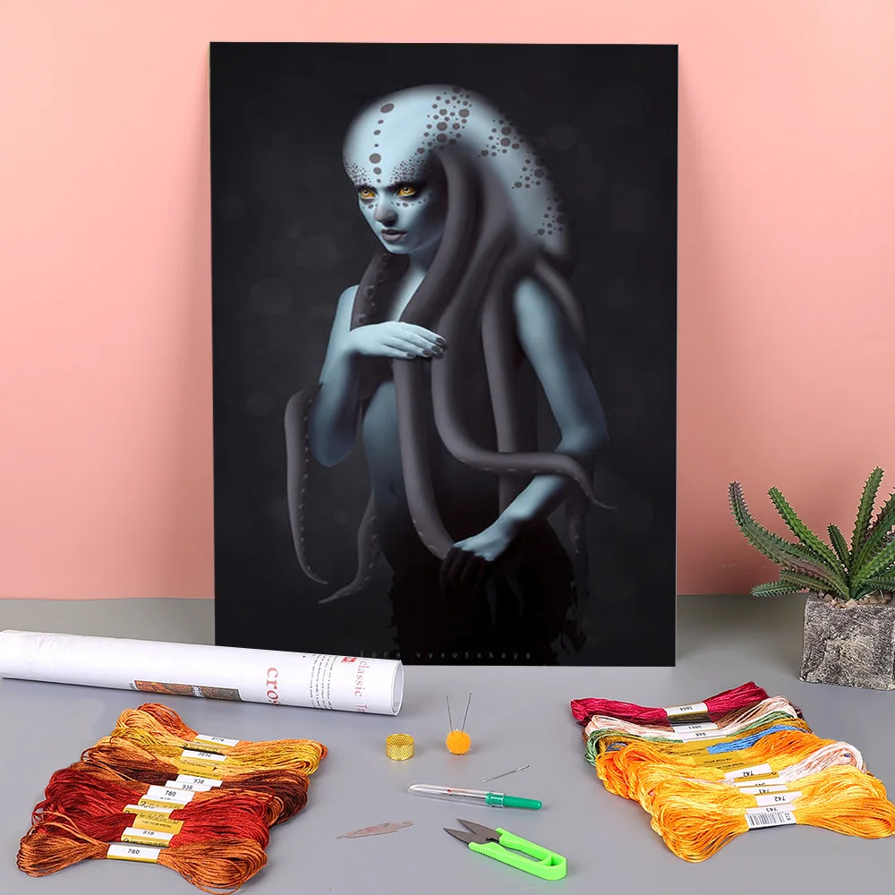 Вышивка крестиком 11CT для женщин и девушек полный комплект вышивки сделай сам DMC