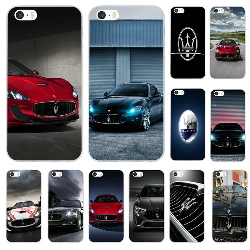 

Hot Maserati Logo Super Car Soft TPU Phone Cases Fundas for iPhone 7 7plus 6 6S 6Plus 5 5S 5C SE 8 8Plus X XR XS 11 Pro Max