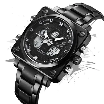 

6.11 Male Table Sports Table Double Machine Core Display Waterproof Calendar More Function Men Table Electronic Watch Led Table